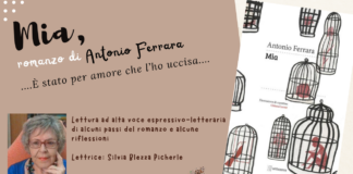 Mia, romanzo di Antonio Ferrara antonio ferrara, coverbook, Mia - lettura di silvia blezza picherle