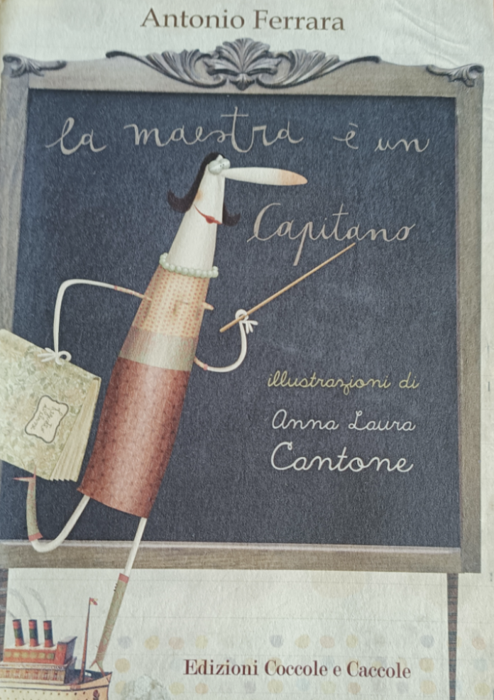 la-maestra-è-un-capitano-antonio-ferrara-blezza lettura ad alta voce espressivo letteraria. brano letto da silvia blezza picherle tratto da la maestra è un capitano di antonio ferrara illustrato da anna laura cantone